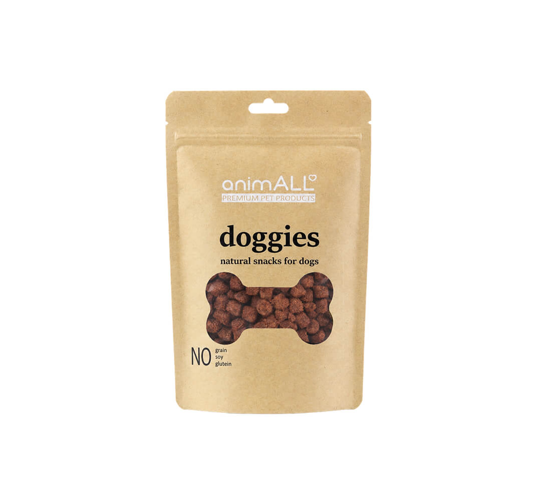 animALL Doggies Kachna &amp; Kril malé kuličky 150 g