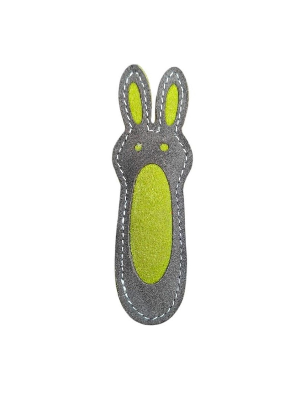 animALL Hračka Cat kožená s catnipem Králík 18x6 cm