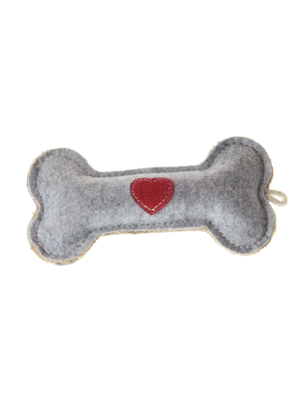 animALL Hračka plstěná Kost 15,5x8 cm