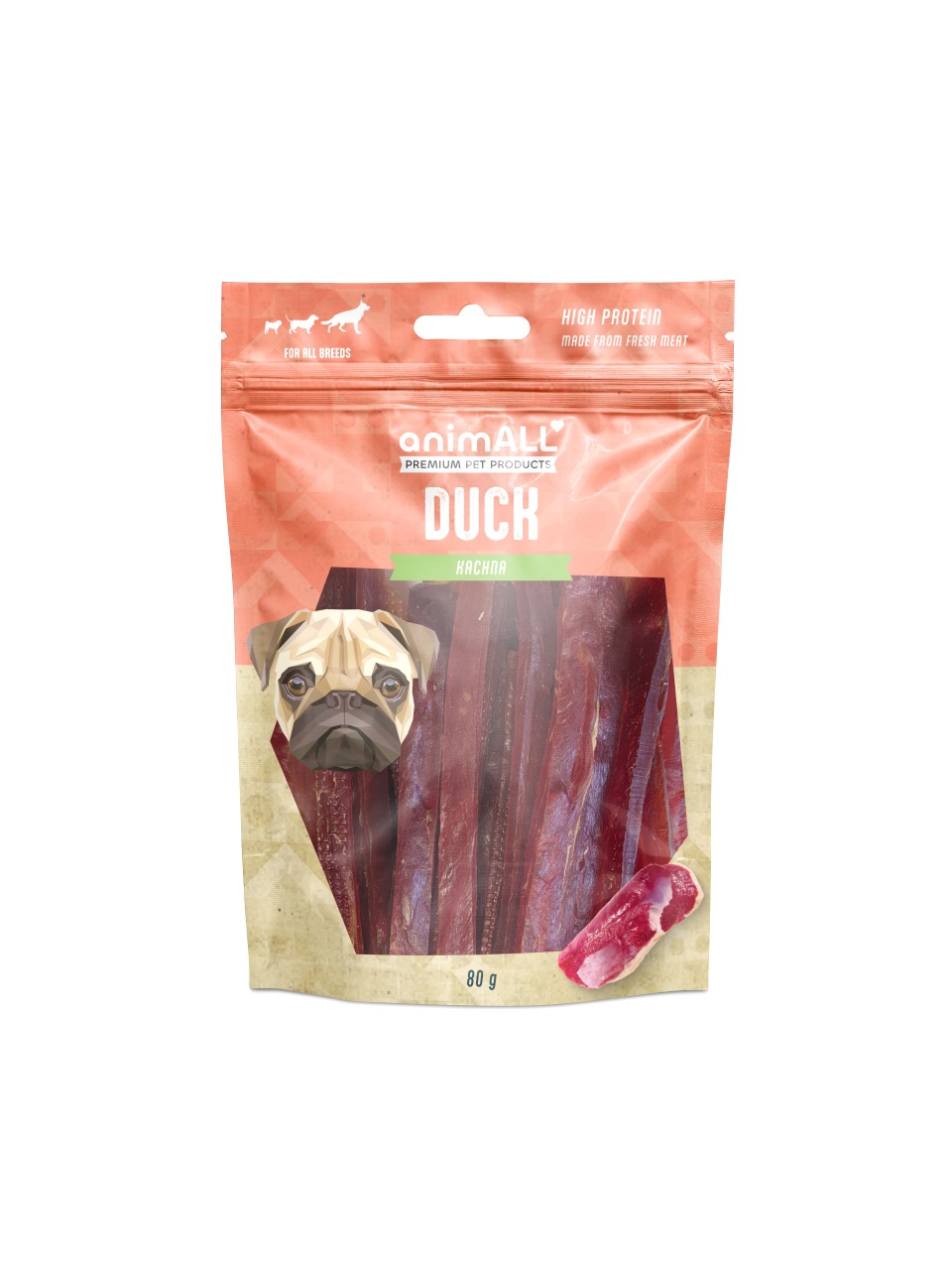 animALL Měkké kachní proužky