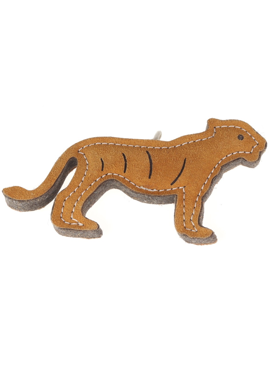animALL Hračka Tygr malý natural kůže podložená plstí 15x20 cm
